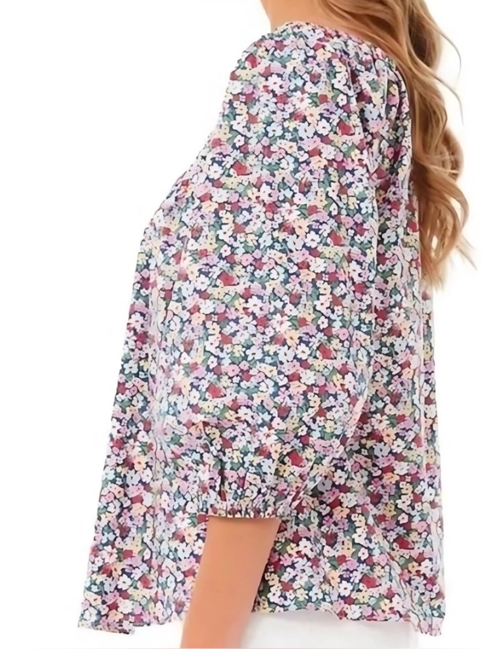 Pomander Place Brooks Ditsy Floral Blouse - Picture 2 of 7